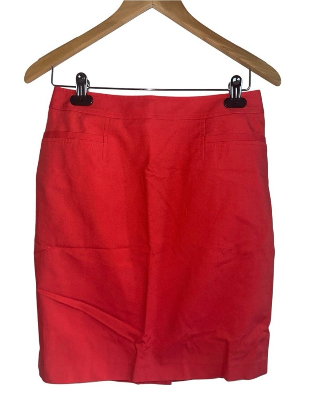 Halogen Womens Pencil Skirt Sz 6 Coral Pink Career Work Preppy